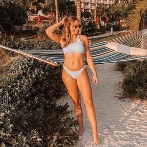 JMP The Label Blue Sparkly Bikini